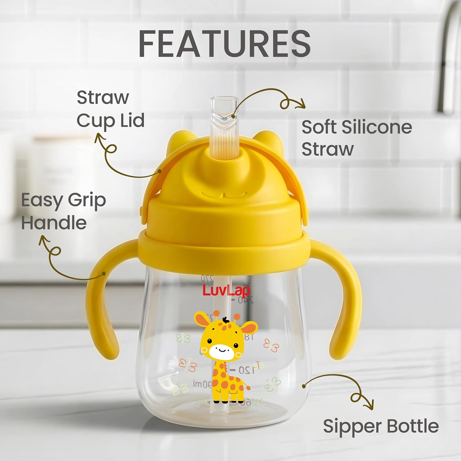 Kidbea Stainless Steel Baby Feeding Bottle 250ml