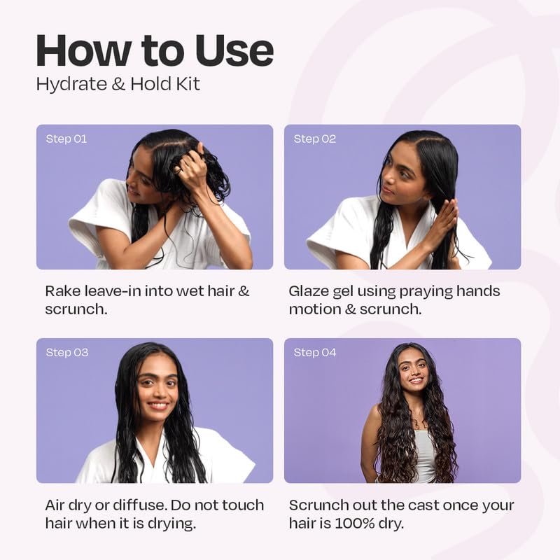 MANETAIN Hydrate & Hold Curl Kit (Leave-in Conditioner 200ml + Hard Hold Gel 200ml)