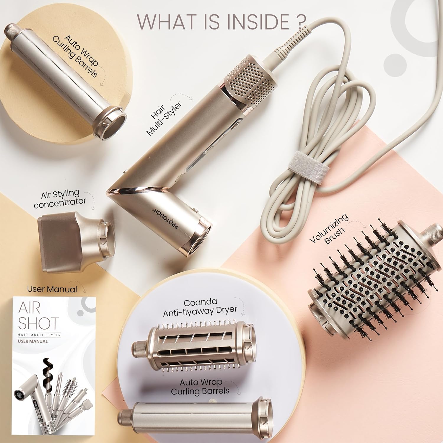 PROTOUCH Airshot All in 1 Hair Multi Styler