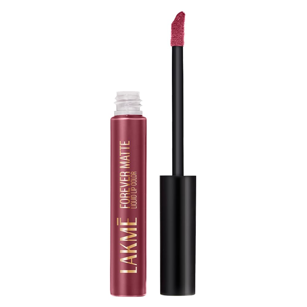 Lakmé Forever Matte Liquid Lip Colour – Nude Pink (5.6 ml)
