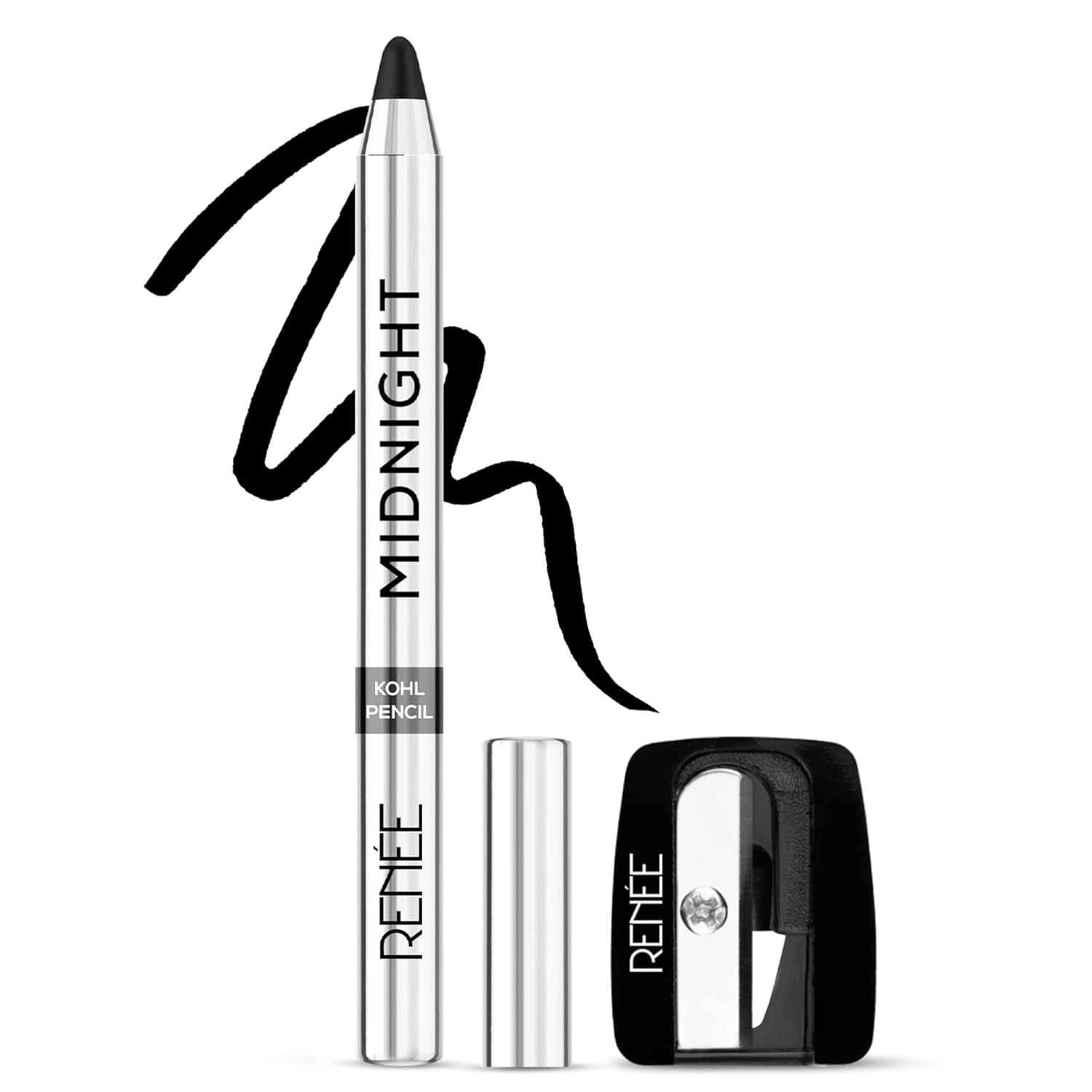 RENEE Midnight Mini Kohl Pencil – Darkest Black (0.8g)