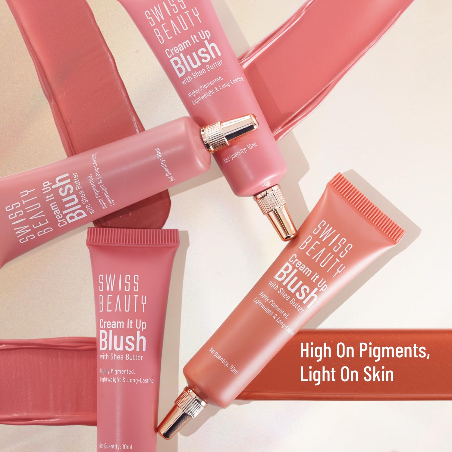 Swiss Beauty Cream It Up Blush – Shade 03 Cheeky Peach (10ml)
