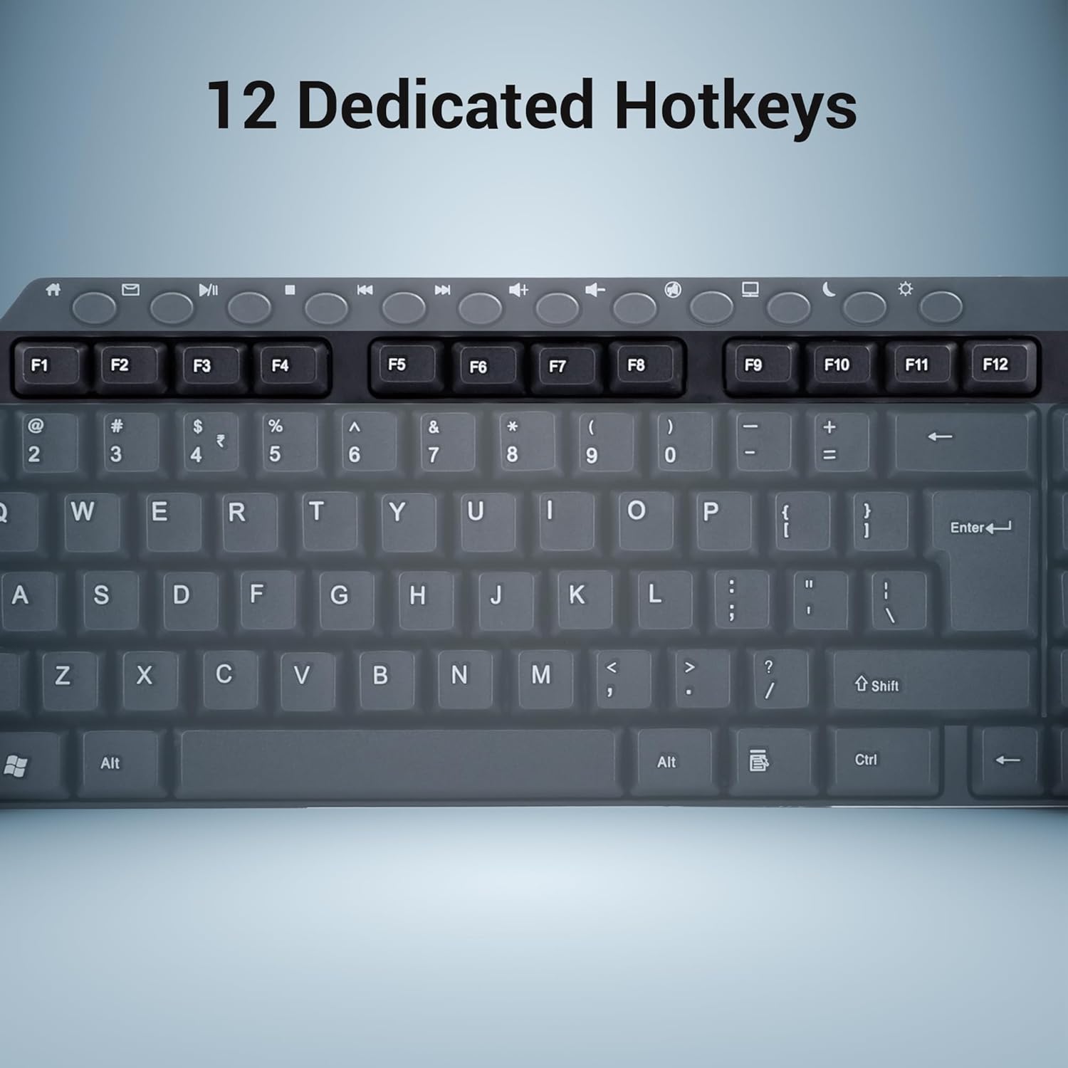 Zebronics ZEB-KM2100 Multimedia USB Keyboard