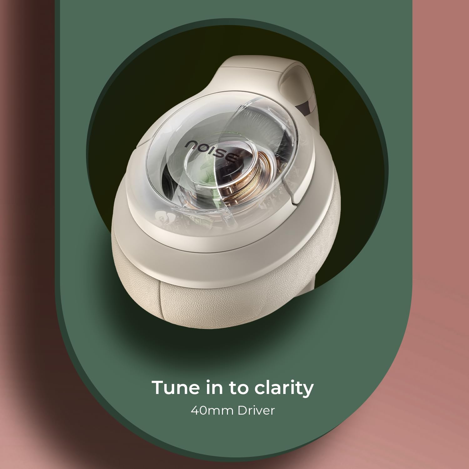 Noise Airwave Max 4 Wireless Over-Ear Headphones (Calm Beige)