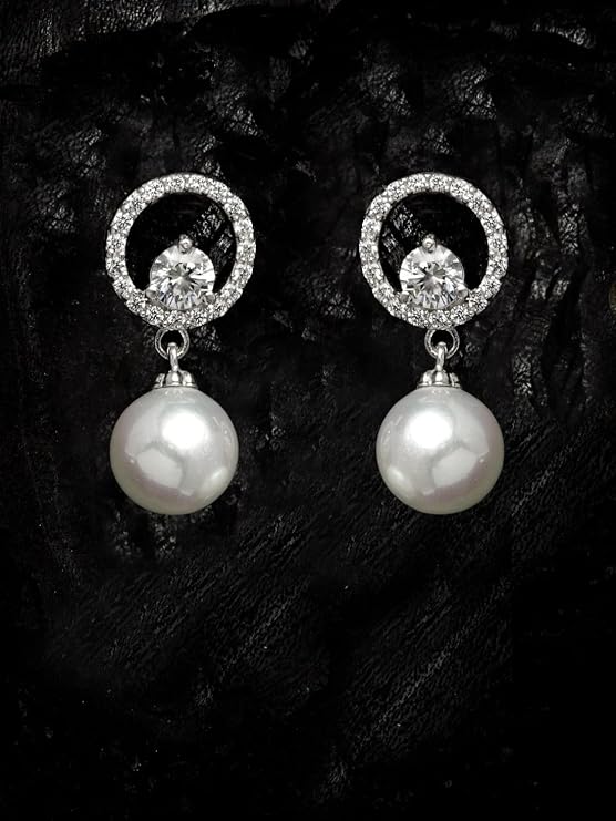CLARA 925 Silver Dante Pearl Jewellery Set for Women