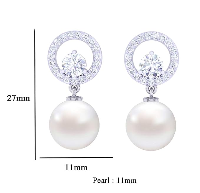 CLARA 925 Silver Dante Pearl Jewellery Set for Women