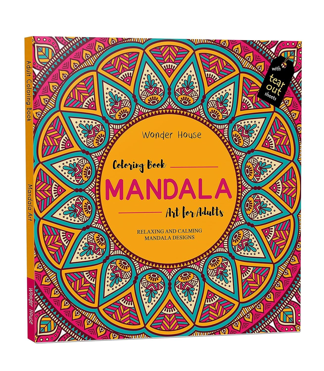 Mandala Art – Colouring Book for Adults with Tear-Out Sheets