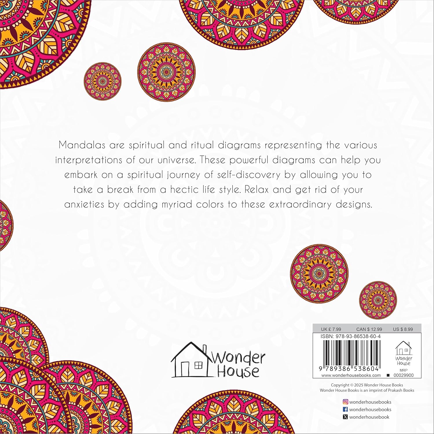 Mandala Art – Colouring Book for Adults with Tear-Out Sheets